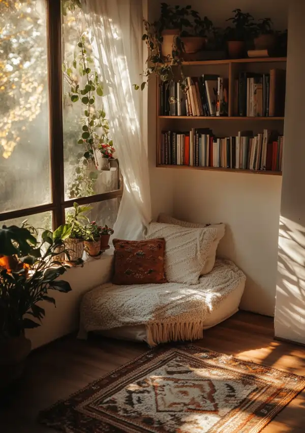 reading corner ideas for bedroom