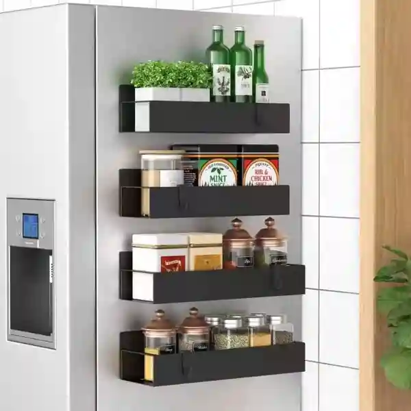 refrigerator side spice rack