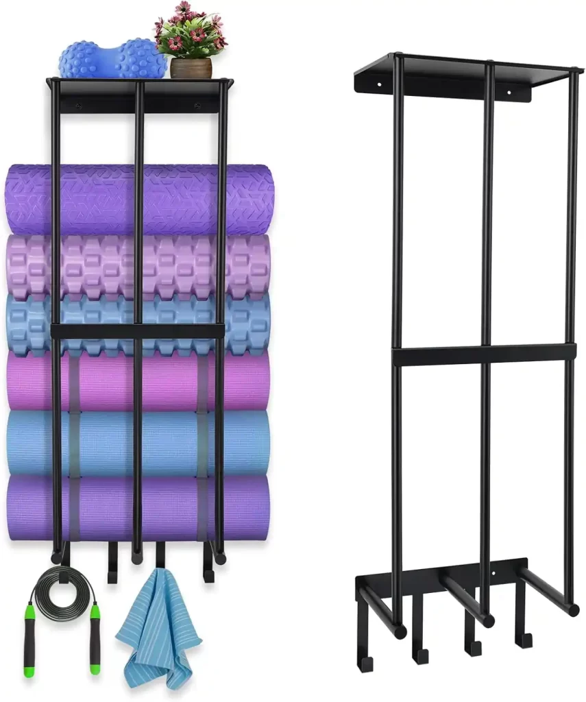 home gym wall storage ideas