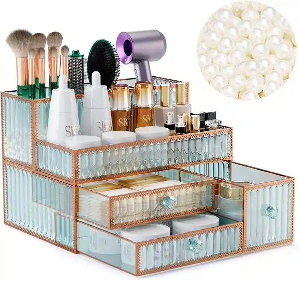 hair tool organizer countertop