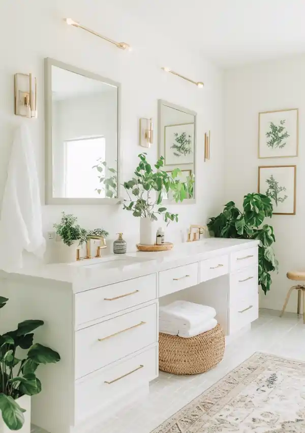 spring decor ideas for bathroom