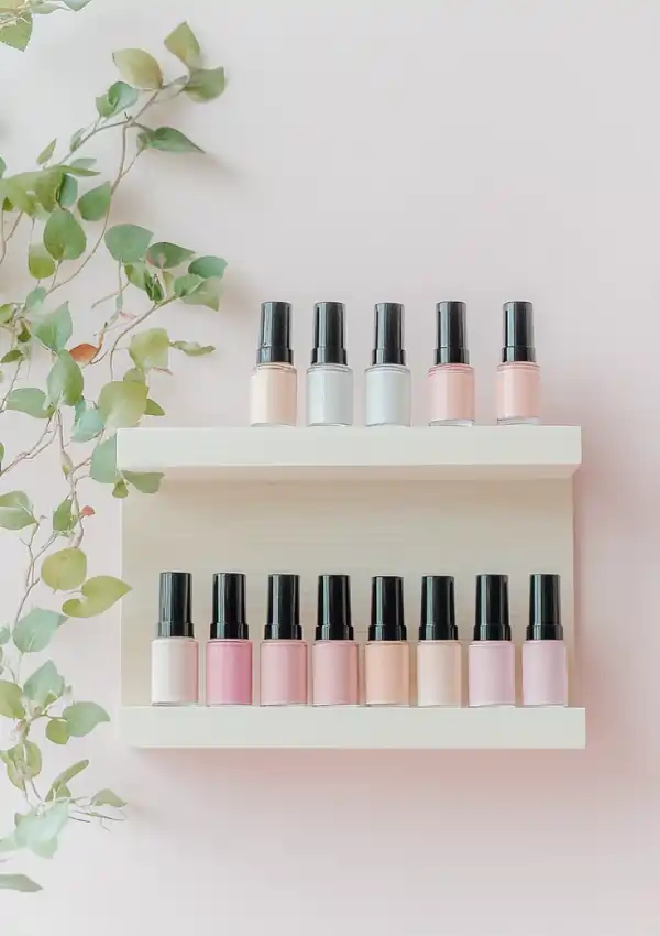 nail polish storage ideas for small spaces