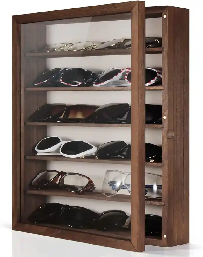 how to organize your sunglasses