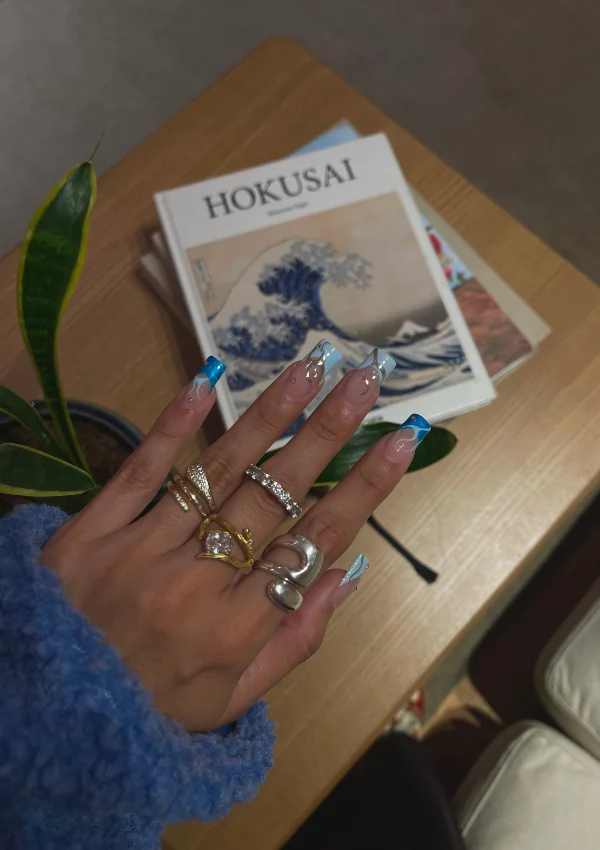 blue nail ideas