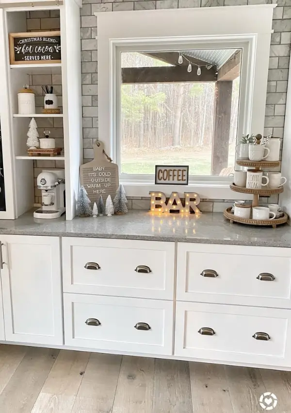 how to create a coffee bar at home 