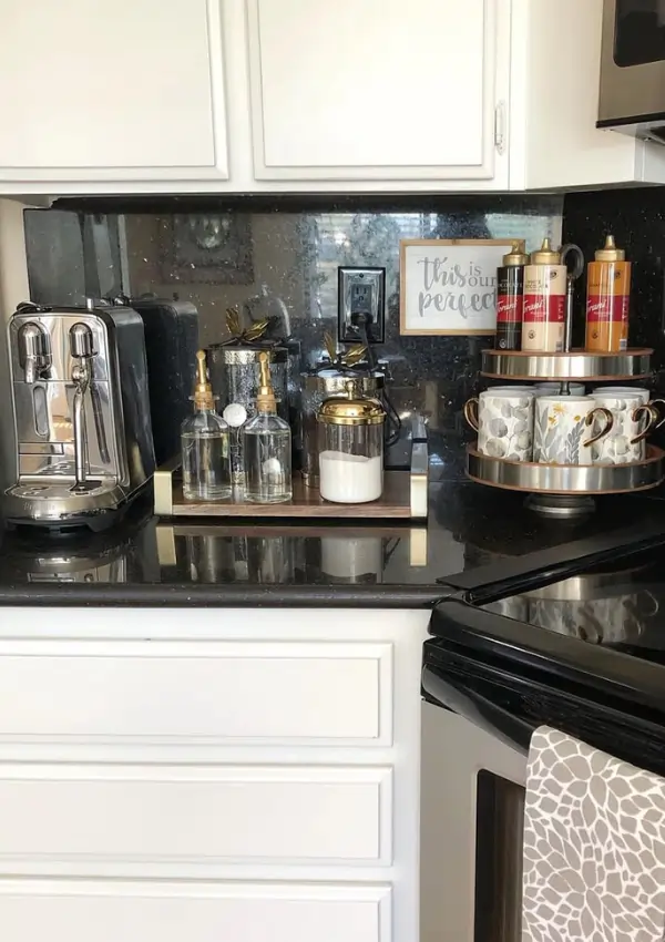 how to create a coffee station at home 